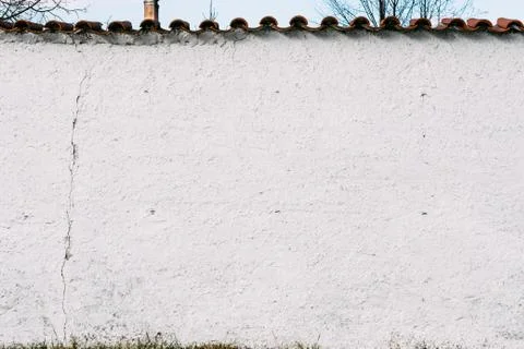 Pure white wall with texture Stock Photos