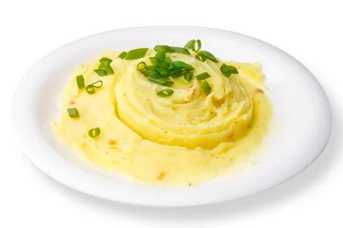 Puree isolated on white Stock Photos