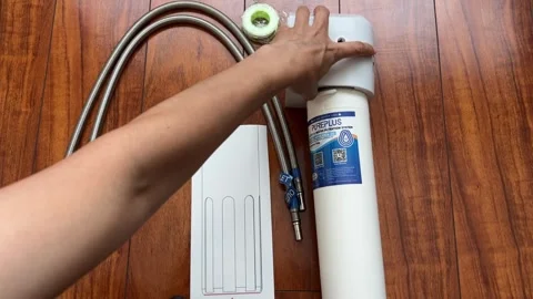 Pureplus Under Sink Water Filter Video stock 326224033
