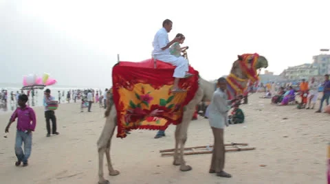 Puri beach Video stock 22489520