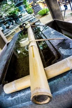 Purification trough Stock-Fotos