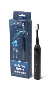 Purify Sonic Plus electric toothbrush and packaging for oral care Stock Photos