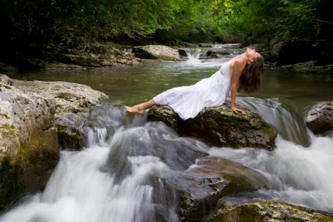 Purifying splash Stock Photos