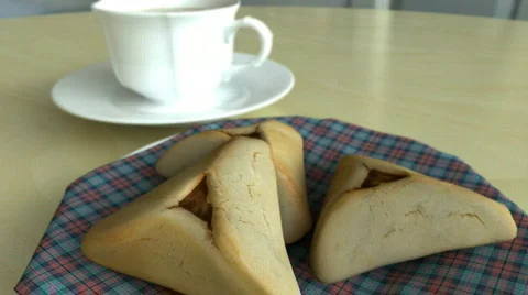 Purim - Hamantaschen Stock Footage 801068