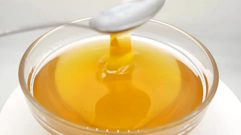 Purity of honey, quality control Stock Footage 168422566