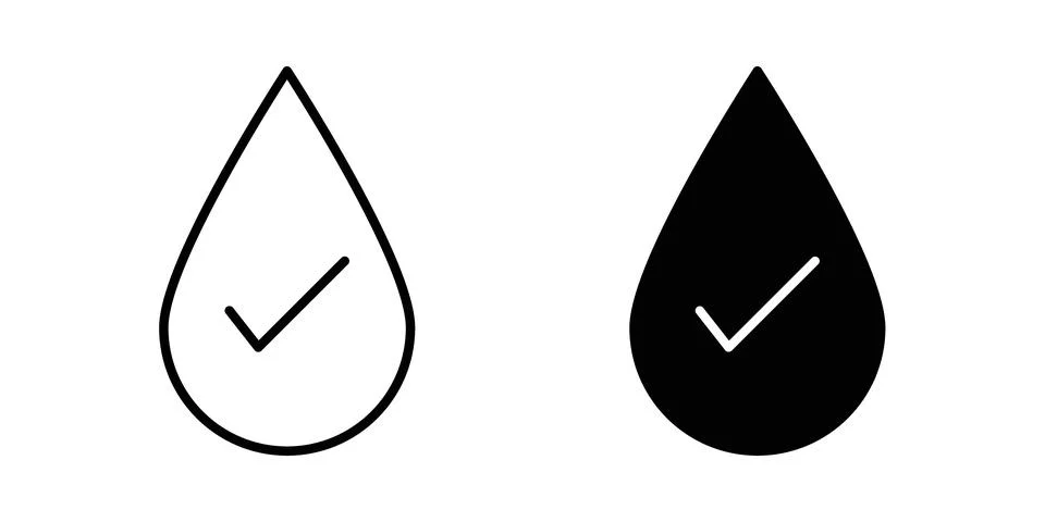 Purity tested icon vector editable eps10 Stock Illustration