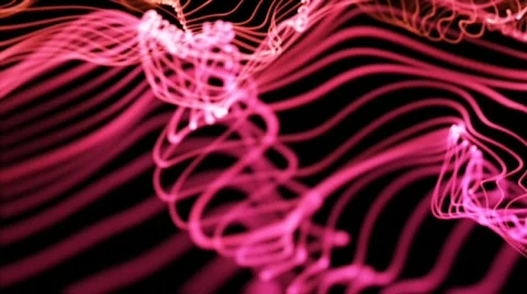 Purpellow Lines Flyby Stock Footage 545120