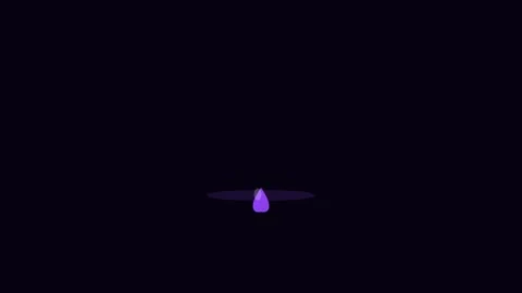 Purpl Blood Drop Fall Ripple Medical Animation Loop Stockbeeldmateriaal 342610596