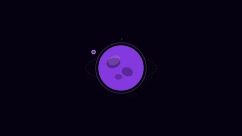 Purpl Planet Earth Orbit Protect Eco Green Animation Loop Видео 342610381
