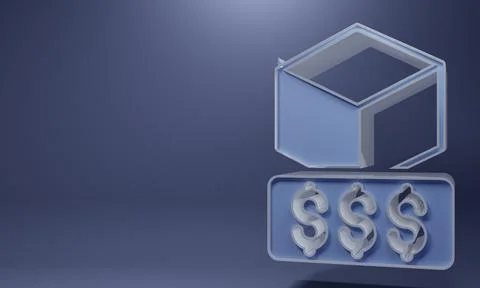 Purple 3D printer services icon isolated on purple background. 3d printing... Ilustração Stock