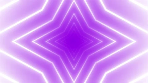 Purple 3d space neon lights futuristic technological tunnel background Stock Footage 307673634