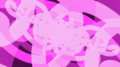 Purple 4K Double Loop Rotation Stock Footage 100250630