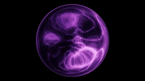 Purple 4k Sphere Animation Background Video Stock Footage 296797674