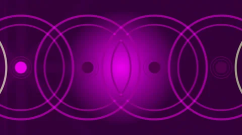 Purple abstract background and circles, loop Stock Footage 61280697