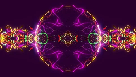 Purple abstract background and sphere, loop Stock Footage 71827507