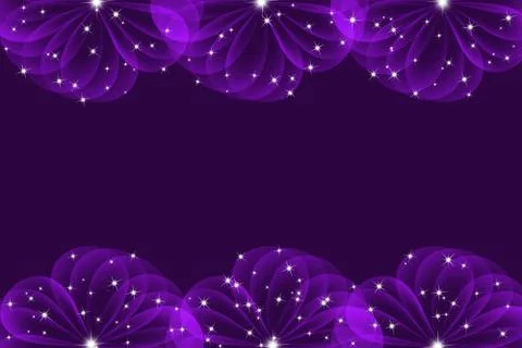 Purple abstract background with circle layers Stock-Illustration