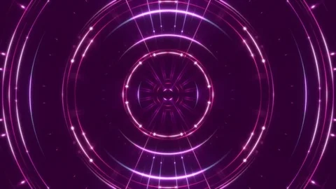 Purple abstract background, flashing light and particles, loop Stock Footage 81083005