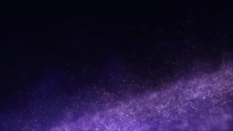 Purple abstract background flickering particles with bokeh effect Stock Footage 255737163