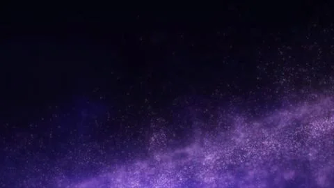 Purple abstract background flickering particles with bokeh effect. Stock Illustration