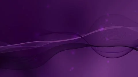 Purple abstract background with a flowing wave Stock Illustration