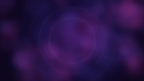 Purple abstract background with glowing concentric circles and soft bo Stock Footage 336351962