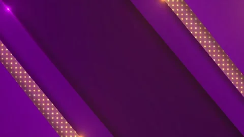 Purple abstract background with golden dots motion graphics animation 4k. Video stock 282171205