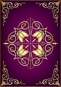 Purple abstract background Stock Illustration