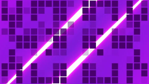 Purple abstract background, light and squares, loop Stock Footage 153879071