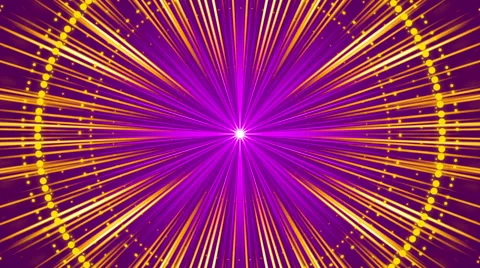 Purple abstract background, motion gold rays, loop Stock Footage 59513802
