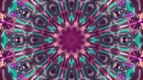 Purple abstract background, motion light and particles, loop Stock Footage 104093025