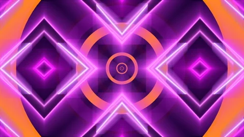 Purple abstract background, motion light and circles, loop Stock Footage 155161743
