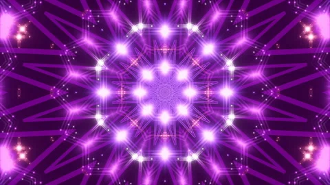Purple abstract background, motion particles and flashing light, loop Stock Footage 116537172