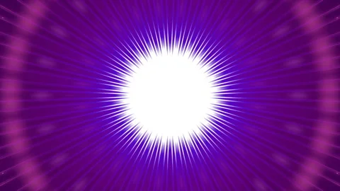 Purple abstract background, motion particles and flashing light, loop Stock Footage 124864397