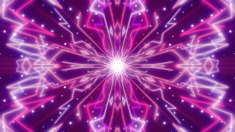 Purple abstract background, motion shapes and flashing light, loop Stock Footage 119432097