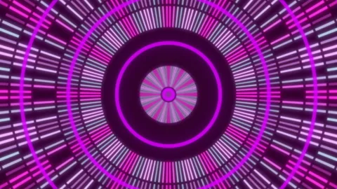 Purple abstract background, motion shapes and circles, loop Stock Footage 156353284