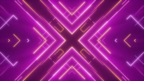 Purple abstract background, moving light and lines, loop Stock Footage 77745736