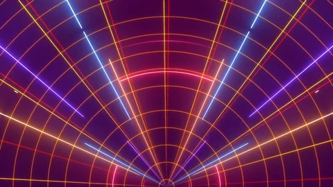 Purple abstract background, moving lines and light, loop Stock Footage 73746984