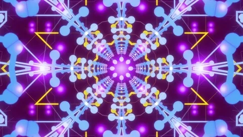 Purple abstract background, moving shapes and flashing light, loop Stock Footage 82064984