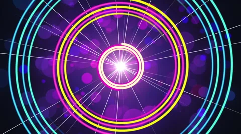 Purple abstract background, rotating spiral, loop Stock Footage 54564006
