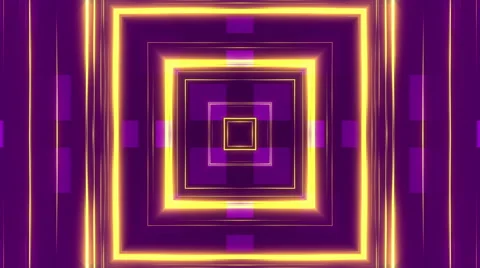 Purple abstract background, square light and particles rectangles, loop Stock Footage 55492199