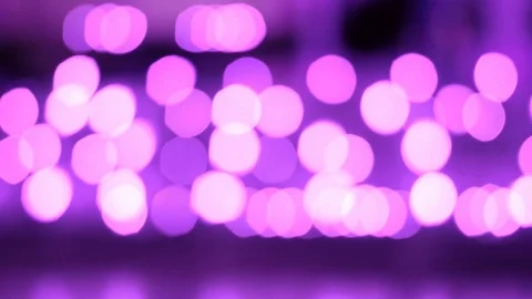 Purple abstract bokeh background of light from Thai lanna lantern at night. Stock Footage 119677759