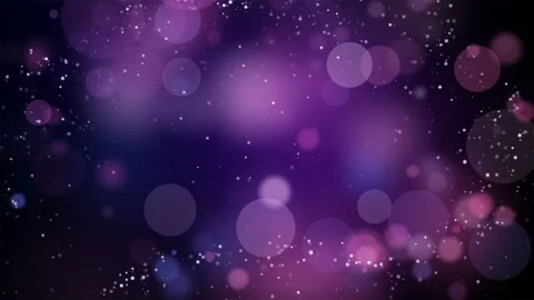 Purple abstract bokeh particles background Stock Footage 208809398