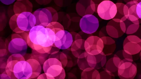 Purple abstract defocused background, circle shape bokeh spots. Loop. Stock Footage 259949340