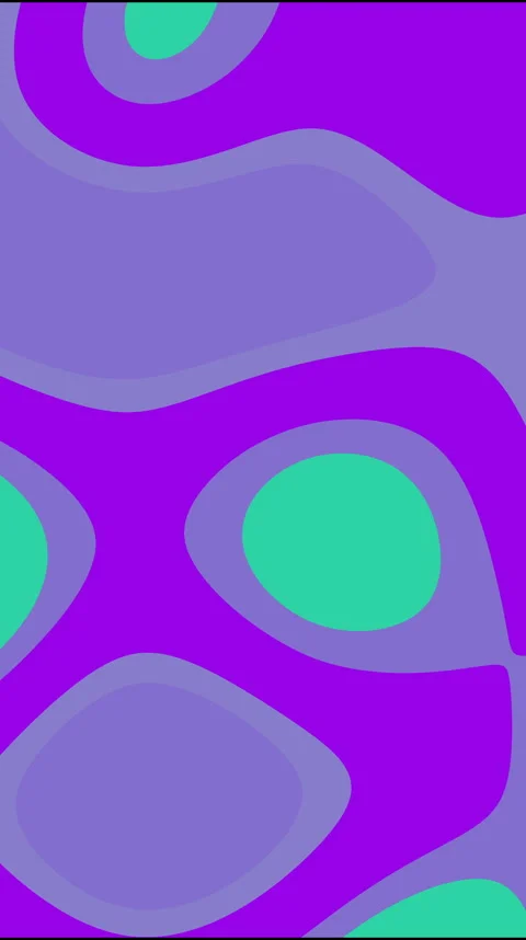 Purple abstract design with irregular light green shapes. Versatile pattern for  Vídeo Stock 331244683