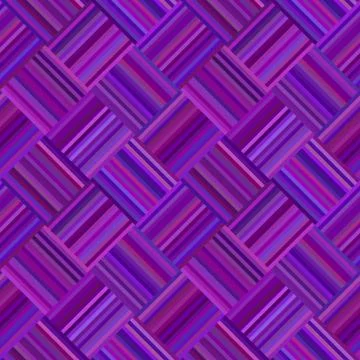 Purple abstract diagonal striped square tile mosaic pattern background Illustrazione stock