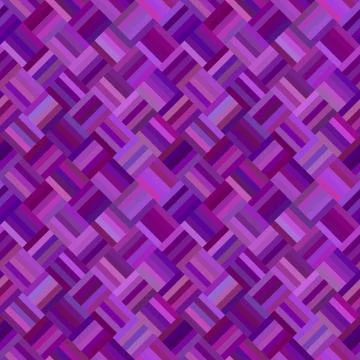 Purple abstract diagonal tile mosaic pattern background - vector floor design イラスト素材