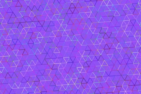 Purple abstract geometric pattern with lines and shapes Stock Illustration