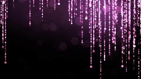 Purple Abstract Glitter Particles Stock Footage 97895833