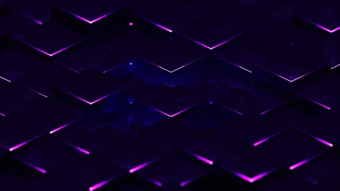 Purple Abstract Glossed Textured Cubes Background VJ Loop in 4K Stock Footage 246863293