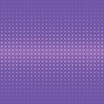 Purple abstract halftone circle pattern background - vector template design Stock Illustration